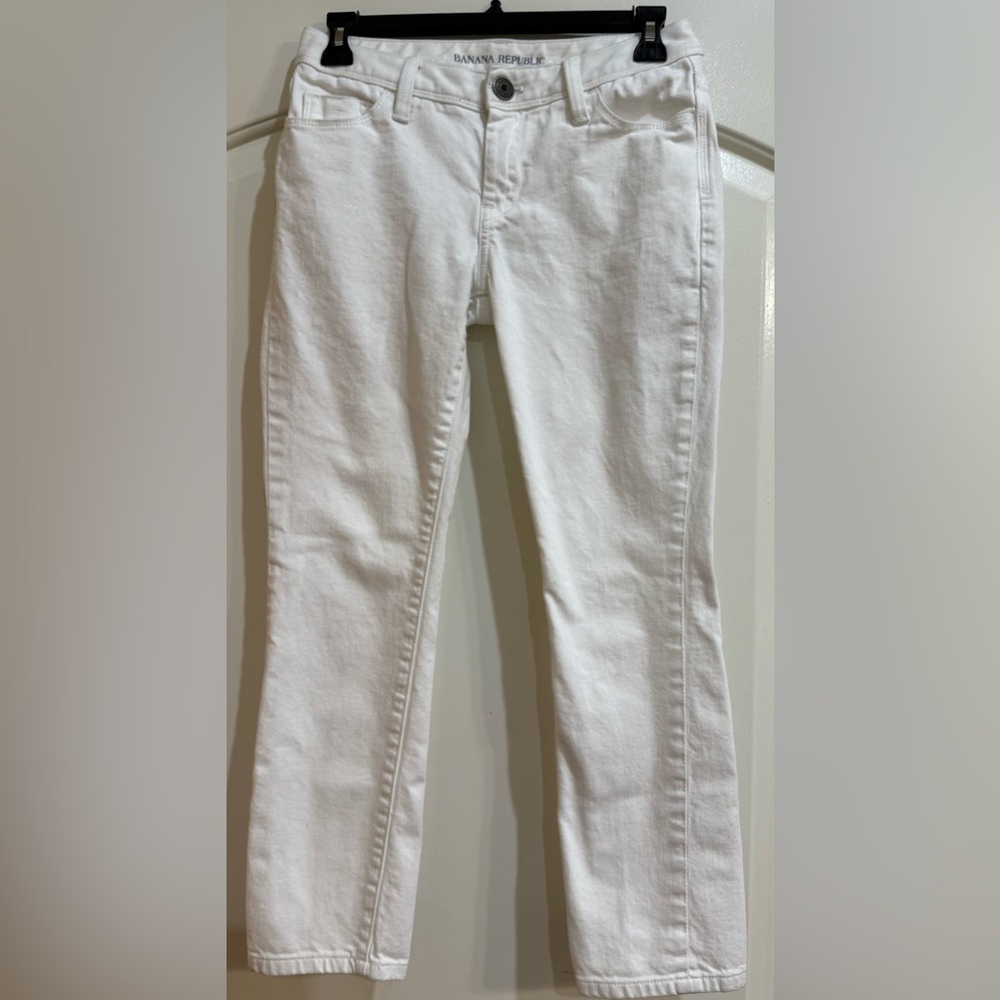 Banana Republic Women's White Jeans